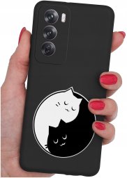 krainaGSM Do Oppo Reno 12 5G | Wzory | Silikonowe Matt Case