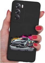 krainaGSM Do Oppo Reno 12 5G Wzory Silikonowe Matt Case