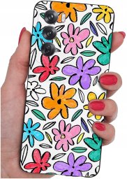 krainaGSM Do Oppo Reno 12 5G Wzory Silikonowe Matt Case