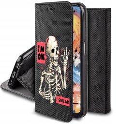 krainaGSM Do Oppo A98 5G Magnet Wzory Case + Szkło 9H