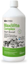 LAB V Lab-v MaxiVita Complex - mieszanka paszowa uzupełniająca multiwitaminowa, w formie płynnej, przeznaczona dla drobiu grzebiącego, drobiu wodnego, gołębi, świń, bydła, owiec i kóz 1000 ml