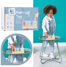 BS Toys Wyskakujące buźki drewniane Pop-Up