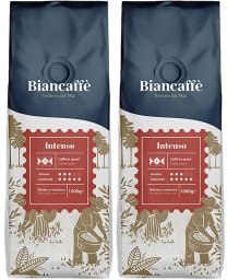 Kawa ziarnista Biancaffe Włoska ziarnista Intenso 2x1 kg