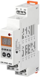 Orno Przekaźnik czasowy wielofunkcyjny, 0.1 s-99 dni, 12-240 V AC, 16 A, 20 trybów OR-PRE-469