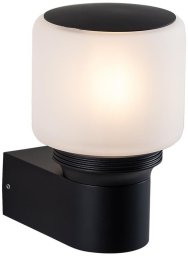 Kinkiet Lumiled Kinkiet oprawa elewacyjna MADRID E27 czarna IP44 Goldlux