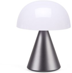 Lampa stołowa Lexon stołowa Mina L Grey Metallic Acrylonitrile butadiene styrene (ABS) Aluminium Bedroom Children's room Corridor Desk Office IPX4 9 bulb (s) LED
