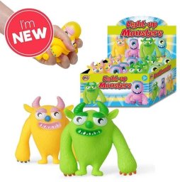 Omega Toys Gniotek - Light Up Monsters