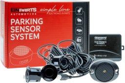 Einparts Automotive EINPARTS CZUJNIKI PARKOWANIA TYŁ 4 SENSORY BUZZER DO SAMOCHODÓW UNIWERSALNY