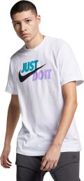 Nike Koszulka męska Tee Just Do It Swoosh biała (AR5006 101 L)