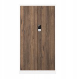 Jan Nowak DANIEL cabinet ECO* WHITE RAL9003 + WOODGRAIN H1850*W900*D400
