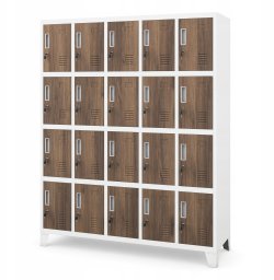 Jan Nowak ROBERT cabinet ECO* WHITE RAL9003 WOODGRAIN H1720*W1360*D450