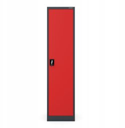 Jan Nowak ALEX cabinet Anthracite RAL7016 Red RAL3020 H1850*W450*D400 (5907367507126)