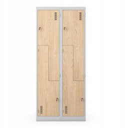 Jan Nowak JULIA cabinet ECO* WHITE RAL9003 + WOODGRAIN H1850*W800*D450