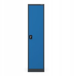 Jan Nowak ALEX cabinet Anthracite RAL7016 + Blue RAL5017 H1850*W450*D400