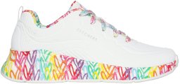 Skechers Sneakersy damskie UNA LITE EXUBERANT HEARTS (177976 WMLT 41)