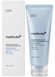 Medicube Do oczyszczania i demakijażu Zero Pore SA Clear Capsule Cleansing Foam 120 g