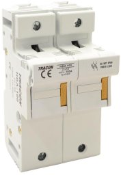 Tracon Electric Modułowa podstawa bezpieczników cylindrycznych 100A 22x58 (HBA-2P-100)