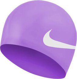 Nike Czepek pływacki Nike Big Swoosh fioletowy NESS8163-569
