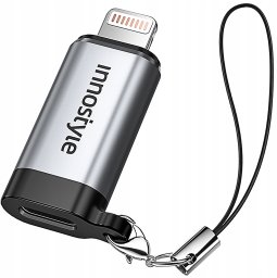 Adapter USB Innostyle USB-C - Lightning Szary