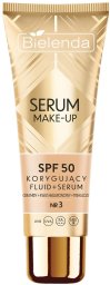 Bielenda Podkład do twarzy Serum Make-up Korygujący Fluid serum do twarzy SPF50 (30ml)