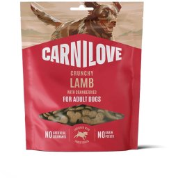 Carnilove Dog Crunchy Snack Mięsne chrupiące przysmaki dla psów z jagnięciną 200 g