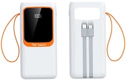 Powerbank Teltech TT-PB50 50000mAh Biały