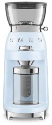 Młynek do kawy Smeg 15 stopni mielenia 240g Bohnenbeh. 150W jasnoniebieski