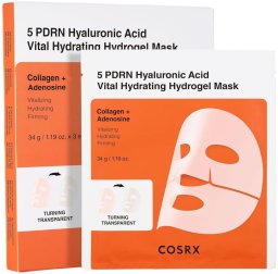 Tonymoly COSRX_PDRN Hyaluronic Acid Vital Hydrating Hydrogel Mask maska nawilżająca do twarzy 3szt (8800311120891)