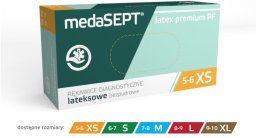 PL Rękawice lateksowe bezpudrowe medaSEPT Latex Premium PF 100szt S