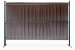 Cavatorta Listwy ogrodzeniowe pionowe szerokie 123x250cm RD01 jasny brąz komplet (RD01 123B)