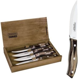 Tramontina POLYWOOD FSC BOX CARNE/BBQ 4 PZ 29899/529