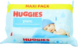 Huggies Chusteczki nawilżane 1 op. - 60 szt. HUGGIES Pure Maxi Pack