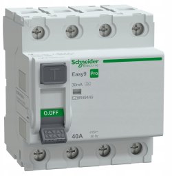 Schneider Wyłącznik różnicowoprądowy 40A 4P 30mA typ A Easy9 Pro EZ9R49440