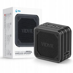 Głośnik Vidvie Bluetooth przenośny bezprzewodowy mały mini czarny AUX TF/micro SD (GSMA0433)