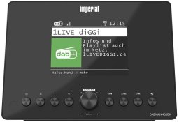 Radio Imperial Internetowe DABMAN i430 - DAB+, FM, BT, LAN - czarne (DABMANI430BK)