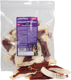 Chrup&Go Przysmak dla psa Nadziewane uszka królika (dorosły) 500g