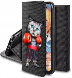 krainaGSM Etui Do Motorola Moto G84 5G Magnet Wzory Case Portfel + Szkło 9H
