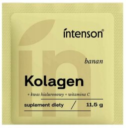MYVITA INTENSON_SET suplement diety Kolagen z Witaminą C i Hialuronem Banan 20x11,5g