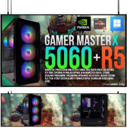 Adronix ZESTAW GAMINGOWY Ryzen 5 5600x 32GB RTX 5060 8GB +Wi-Fi +WIN11