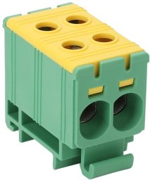 Tracon Electric Złączka kompaktowa na szynę, zielona 2.5-35mm2 (FLEAL-35/2ZS)
