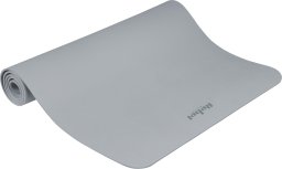 Rebel Active Mata gimnastyczna do ćwiczeń joga, pilates, fitness, 200x90cm, grubość 1cm, materiał TPE, szara, REBEL ACTIVE