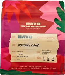 Kawa ziarnista HAYB Tanzania Iloma Filtr 250 g
