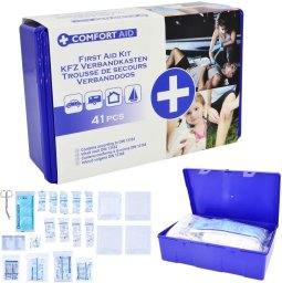 Comfort Aid Apteczka DIN 13164 samochodowa 41 elementów box (Uniwersalny)