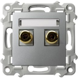 Ospel Gniazdo głośnikowe pojedyncze (GGN-1Z/m/18)