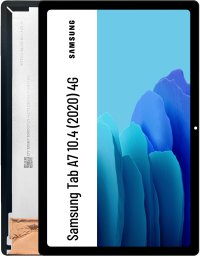 Zila Wyświetlacz do Samsung Tab A7 10.4 (2020) 4G Czarny