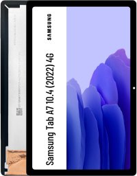 Zila Wyświetlacz do Samsung Tab A7 10.4 (2022) 4G Czarny