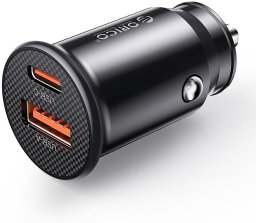 Ładowarka Orico Samochodowa PowerMini 30W USB-C + USB-A czarna (6942227174673)