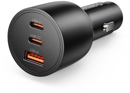 Ładowarka Orico samochodowa PowerLink 165W USB-A + 2x USB-C czarna
