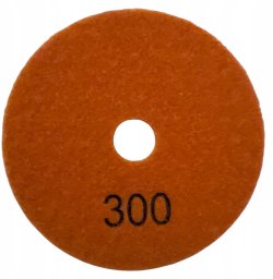 Diames Pad polerski diamentowy MMD 100 mm gradacja #300 na rzep do gresu kamienia