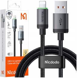 Kabel USB Mcdodo MCDODO ŁADOWARKA KABEL USB LIGHTNING SZYBKIEGO ŁADOWANIA DO IPHONE 1M LED